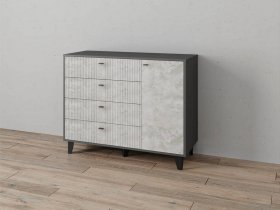 Комод «Катрин-13» (графит/мальта) в Серебряном Бору - serebryanyj-bor.mebel-nsk.ru | фото