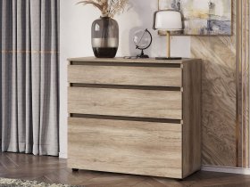 Комод КМ-01 Энигма (венге/дуб каньон) в Серебряном Бору - serebryanyj-bor.mebel-nsk.ru | фото