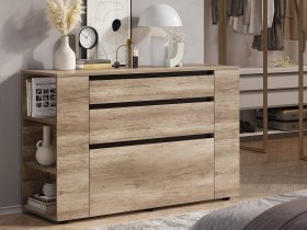 Комод КМ-06 Энигма (венге/дуб каньон) в Серебряном Бору - serebryanyj-bor.mebel-nsk.ru | фото