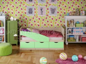 Кровать детская Бабочки 1,8 м в Серебряном Бору - serebryanyj-bor.mebel-nsk.ru | фото