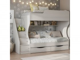 Кровать двухъярусная Каприз-22 КПР.22 в Серебряном Бору - serebryanyj-bor.mebel-nsk.ru | фото