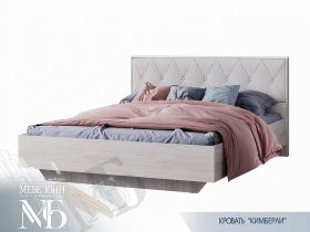 Кровать двуспальная 1,6м Кимберли КР-13 в Серебряном Бору - serebryanyj-bor.mebel-nsk.ru | фото