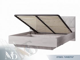 Кровать двуспальная с подъем. мех. 1,6 м  Кимберли КР-13 в Серебряном Бору - serebryanyj-bor.mebel-nsk.ru | фото