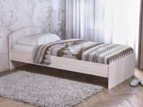 Кровать односпальная 80 с низкой спинкой (ясень шимо светлый) в Серебряном Бору - serebryanyj-bor.mebel-nsk.ru | фото