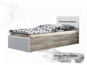 Кровать односпальная Наоми КР-12 в Серебряном Бору - serebryanyj-bor.mebel-nsk.ru | фото
