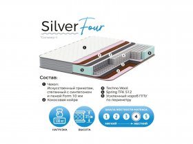 Матрас Silver Four в Серебряном Бору - serebryanyj-bor.mebel-nsk.ru | фото