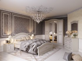 Модульная спальня Николь (Мебельград) в Серебряном Бору - serebryanyj-bor.mebel-nsk.ru | фото