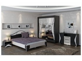 Модульная спальня Верона (Линаура) в Серебряном Бору - serebryanyj-bor.mebel-nsk.ru | фото