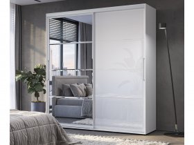 Шкаф-купе Крафт-6 2,0м (белый) в Серебряном Бору - serebryanyj-bor.mebel-nsk.ru | фото