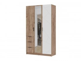 Шкаф трехстворчатый 1200 ШК-03 Орегон в Серебряном Бору - serebryanyj-bor.mebel-nsk.ru | фото