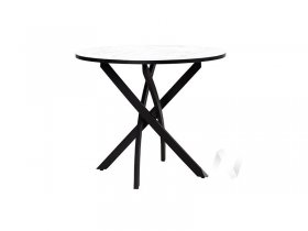 Стол обеденный Лион (мрамор белый/черный) в Серебряном Бору - serebryanyj-bor.mebel-nsk.ru | фото